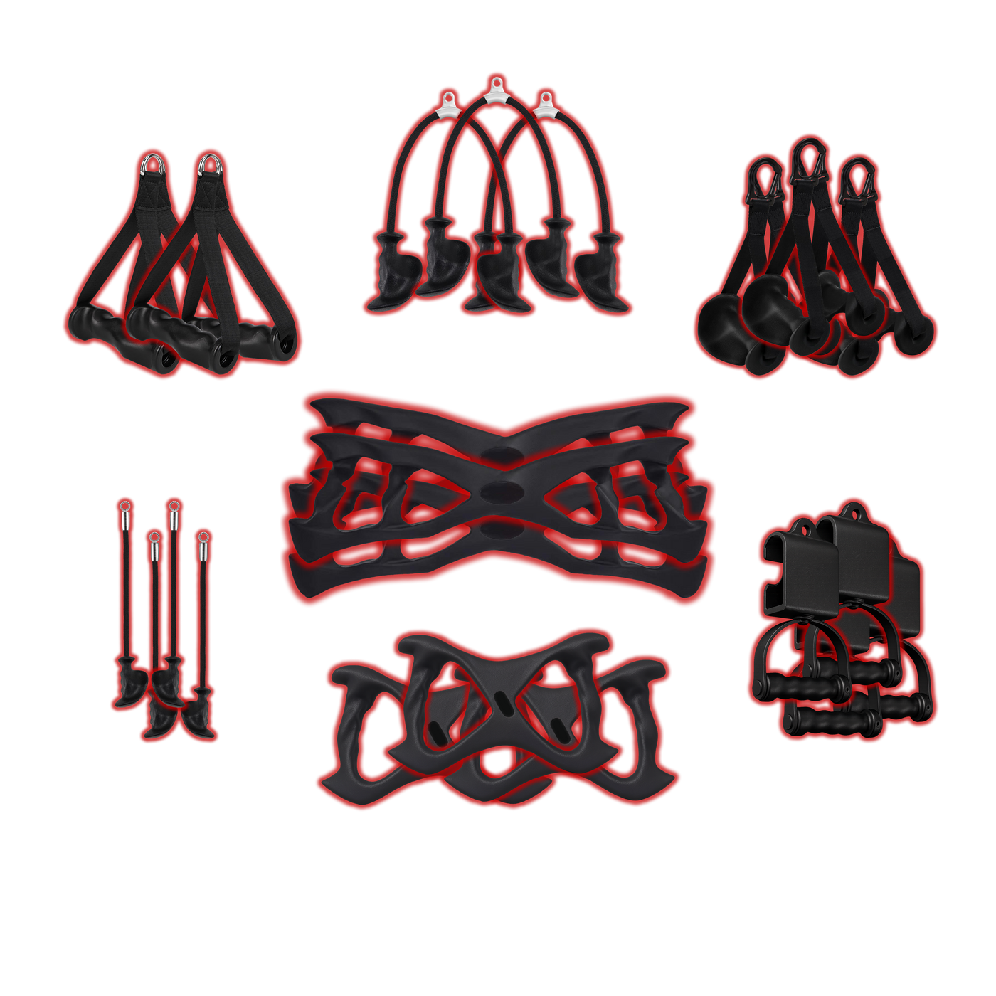 LARGE GYM CABLE ATTACHMENTS PACKAGE