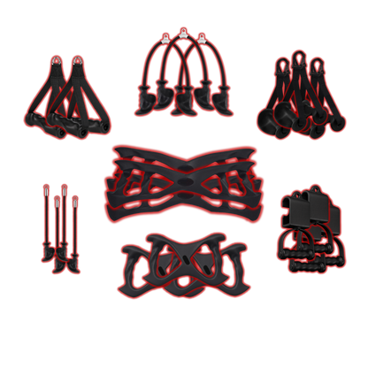 LARGE GYM CABLE ATTACHMENTS PACKAGE