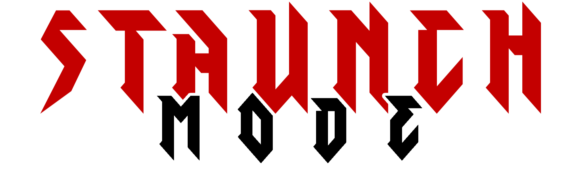 Staunch Mode Logo with transparent background